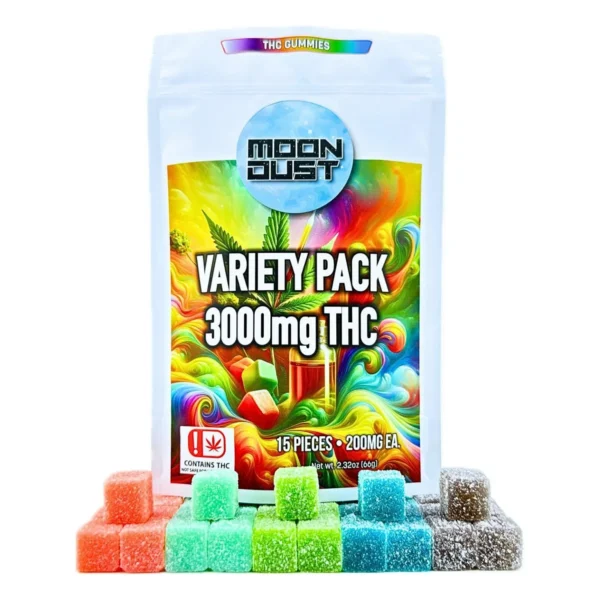 Moondust 3000mg Variety Pack Cannabis Gummies Moondust 3000mg Variety Pack Cannabis Gummies