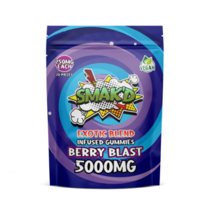 SMAK’D Berry Blast 5000mg THC Gummies
